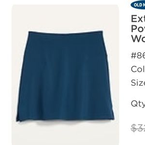 Extra high waisted Skort XXL